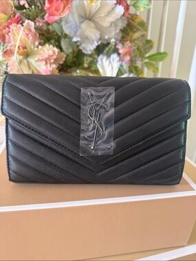 Design Crossbody Purses Black Chrome 9x6
